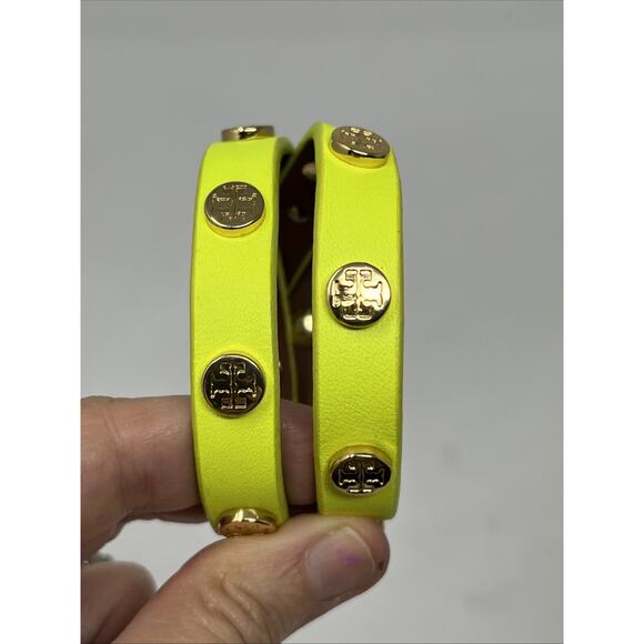Tory Burch double wrapped bracelet yellow gold - Picture 2 of 4